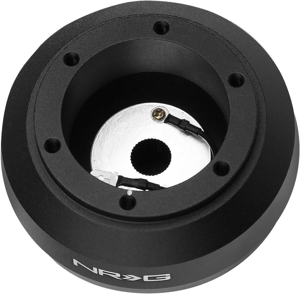 Auto Dynasty Replacement for Genesis/Veloster Powder-Coated NRG Steering Wheel 6-Hole Hub Adapter Kit + Set of Resistors