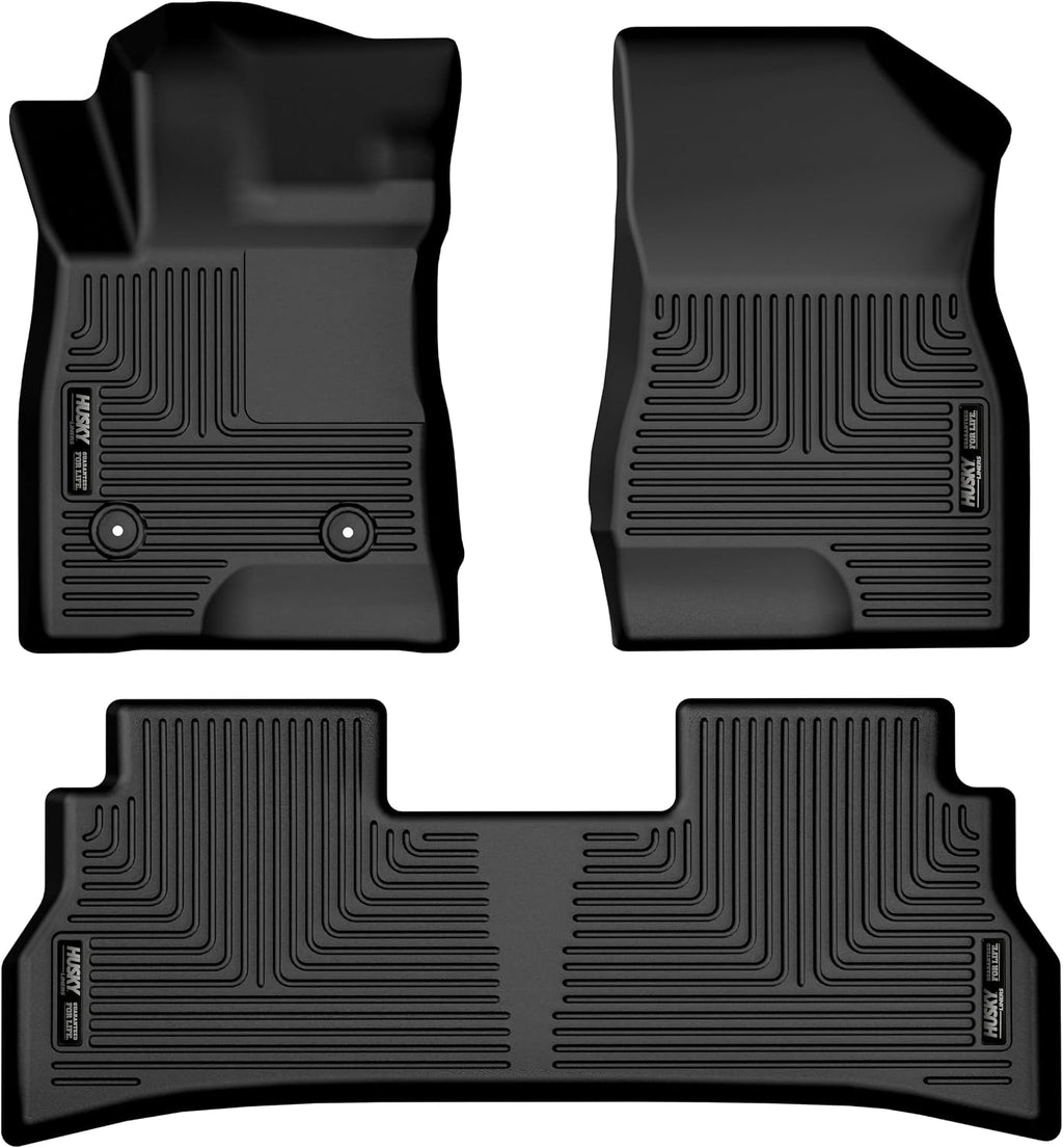 Husky Liners Weatherbeater Floor Mats | Fits 2024-2026 Buick Envista & 2024-2026 Chevrolet Trax | Front & 2nd Row, 3-pc Black - 99261