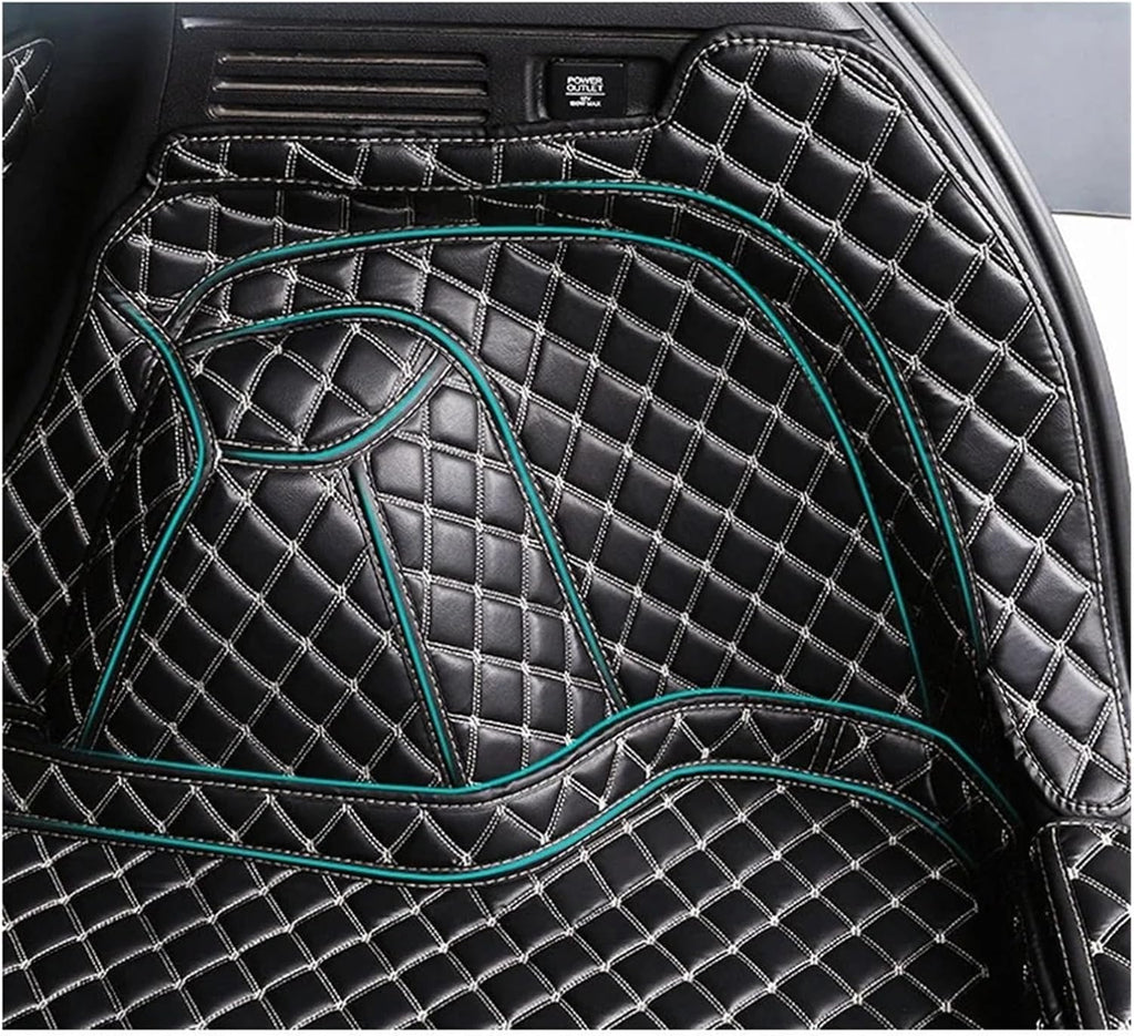 Custom Deluxe Leather Full Rear Trunk Tray Liner Cargo Mat Floor Protector Foot Pad Mats Compatible with XRV VEZEL 2015-2019(Gray)