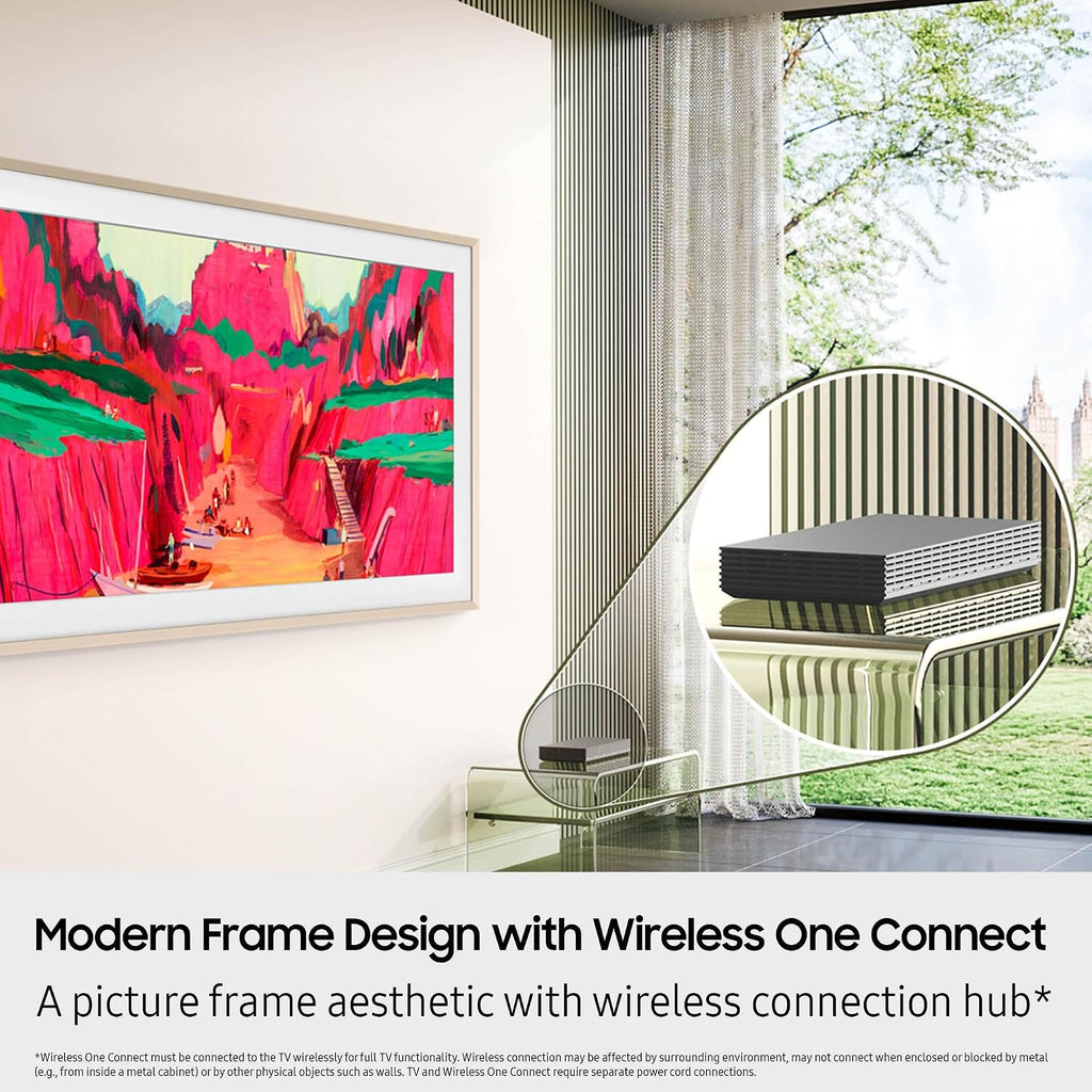 Samsung QN75LS03FWFXZA 75 Inch The Frame Pro Wireless 4K Neo QLED TV with a HW-Q900F Q Series Soundbar 7.1.2 Ch Subwoofer (2025)