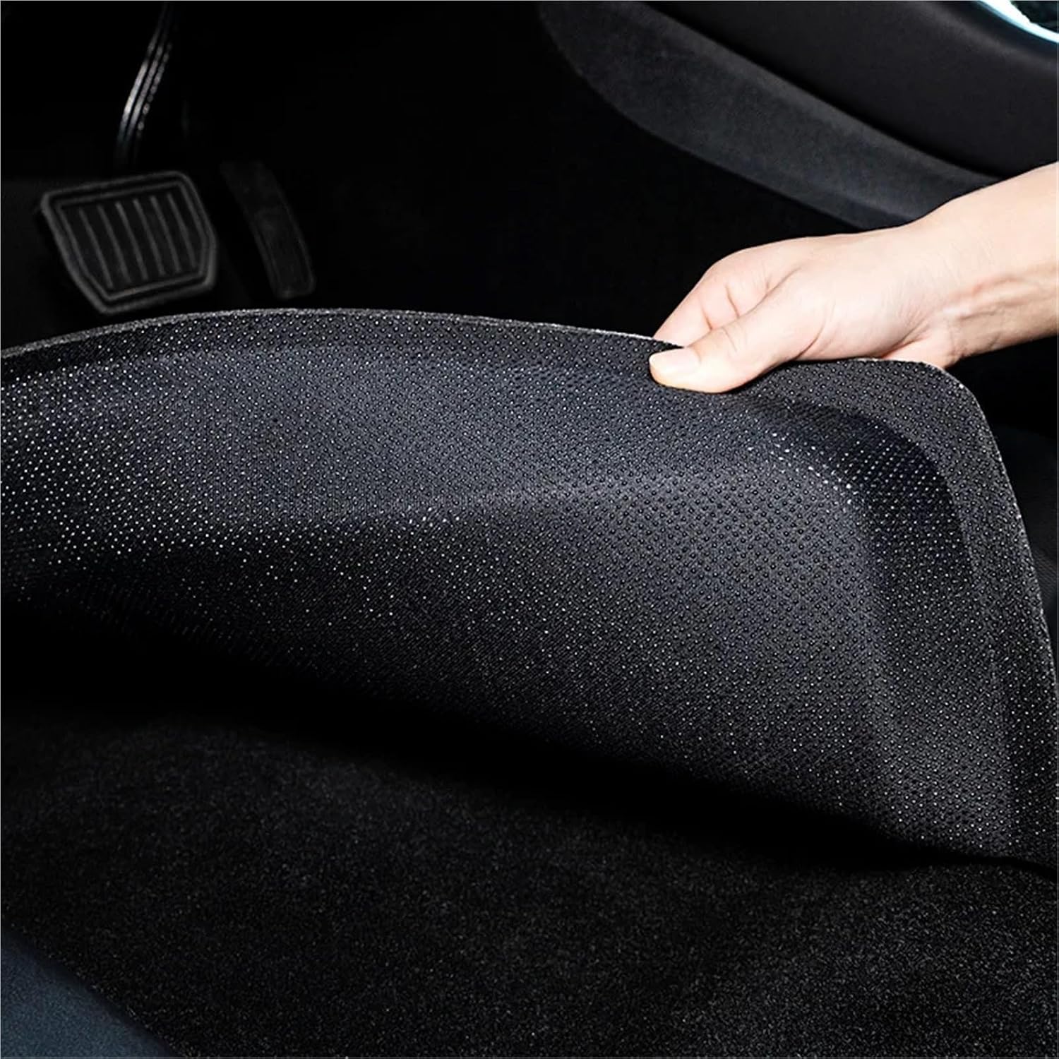 Compatible with Tesla Model 3 Highland XPE Floor Mats Trunk Mats All Weather Front Rear Cargo Liner Mat, Waterproof Anti-Slip Foot Pads(LHD Double mats)