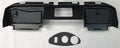 Golf Cart Dash in Black to Fit E-Z-Go Rxv 2016-2019 2nd Generation (Will Not Fit 1st Generation Rxv Cart) (Will Not Fit Any Txt Models) Includes 3 Hole Gauge Trim Plate.