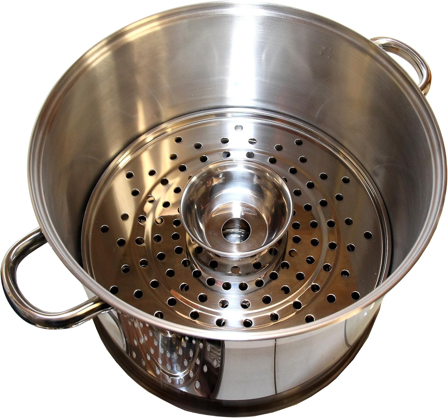 Uzbek 5 Level 20 Qt 18/10 Stainless Steel Steamer Warmer Cooker Mantovarka Manti