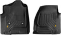 CAT® JustFit™ 3D Custom Fit Front Floor Mats for Chevy Silverado 1500 Regular Cab 2014-2018, Heavy Duty Rubber Floor Liners Laser Measured, Silverado Accessories