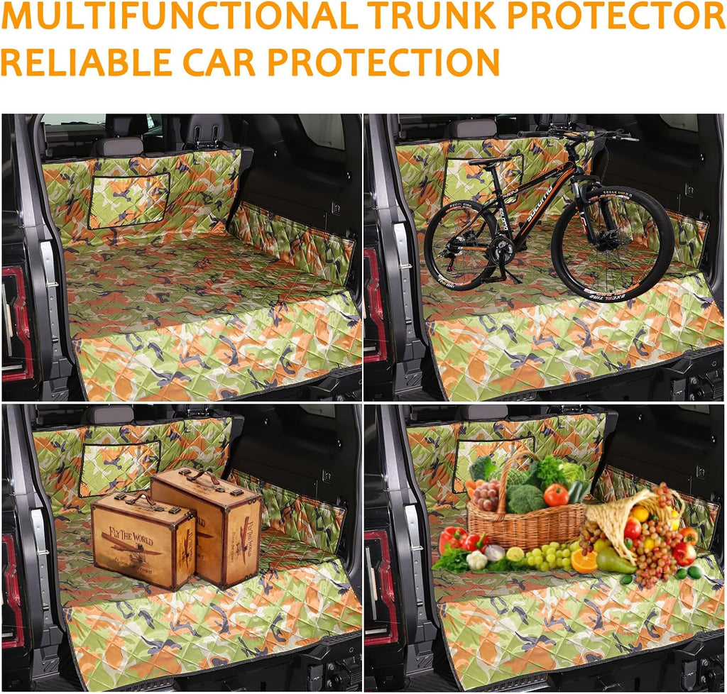 All-Protection Cargo Mat Liner for Hummer EV Accessories Rear Trunk Cargo Liner Floor Mat Cargo Liner for Dogs for Hummer EV SUV 2024 2025+ Heavy Duty 3D Waterproof Protect (Camouflage)