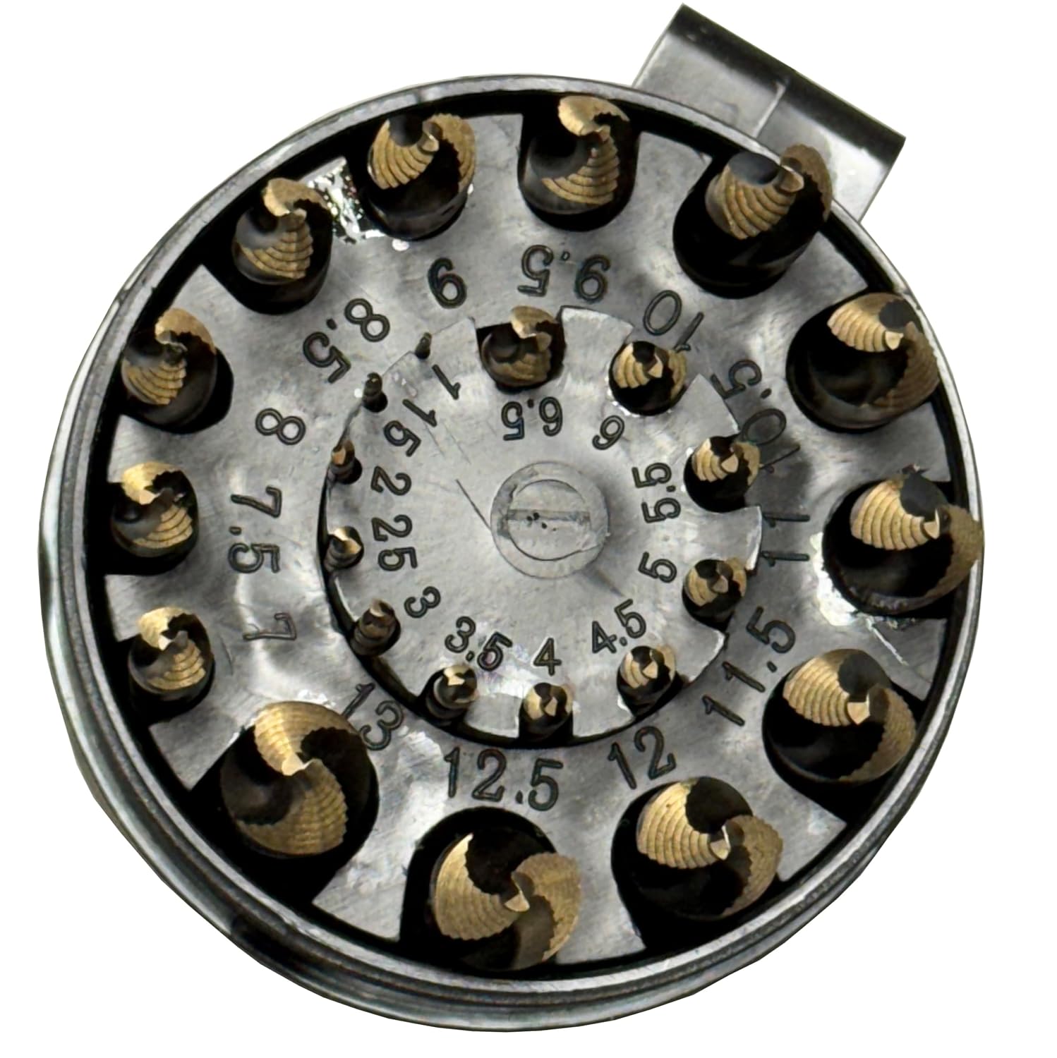 Drill America Stepped Point Cobalt Drill Bit 25 Piece Set in Plastic Case (1.00mm - 13.0mm x .50mm)