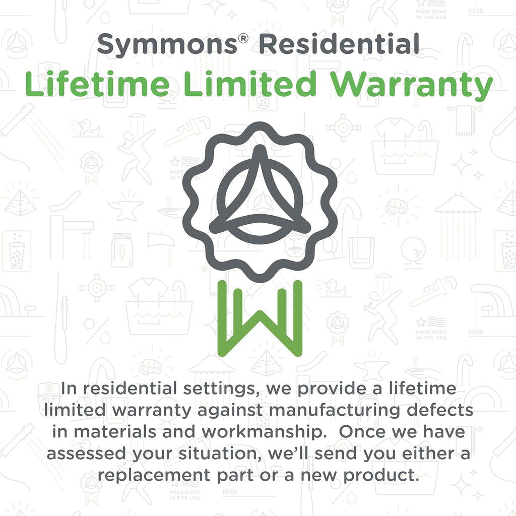 Symmons Identity HydroMersion Single Handle Tub and Shower Faucet Trim Kit - 2.0 GPM