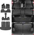 xipoqix Fuel 6&7 Seats Floor Mats Cargo Mat Compatible with 2021-2026 Kia Sorento Not for Hybrid TPE Replacement for 2021-2026 Kia Sorento Accessories (Trunk Mat with Backrest Mat+Floor Mats)