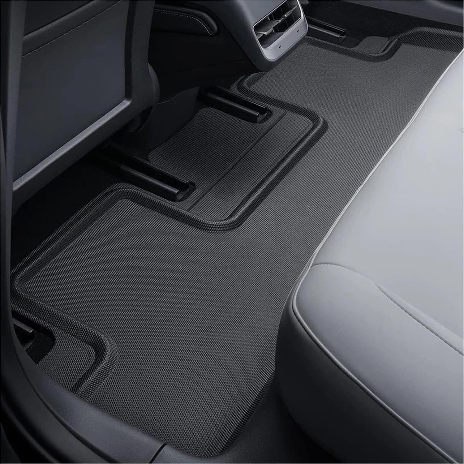 Compatible with Tesla Model 3 Highland 2024 XPE Floor Mats All Weather Trunk Floor Mat WP Non-Slip Cargo Liners Left Right Rubber(M3 8PCS RHD)