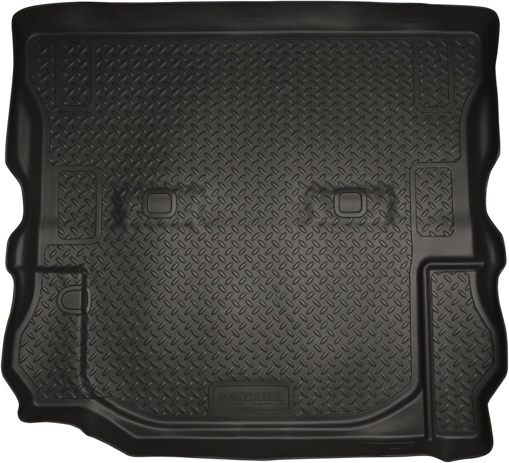 Husky Liners Classic Style Series | Fits 2011-2017 Jeep Wrangler 2 Door, 2018 Jeep Wrangler JK 2 Door | Cargo Liner, Black | 20541