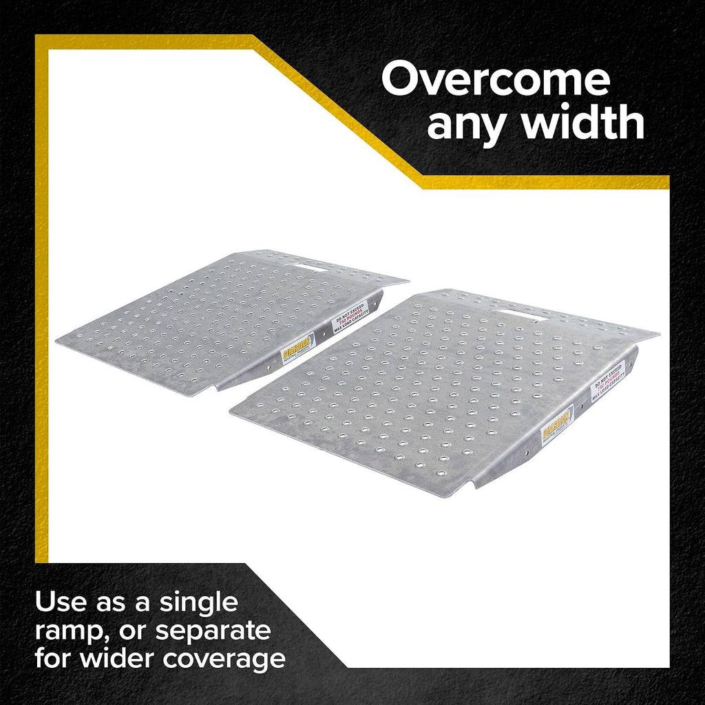 Guardian Shed Ramp for Lawnmower ATV Golf Cart, 1,500 lb Capacity