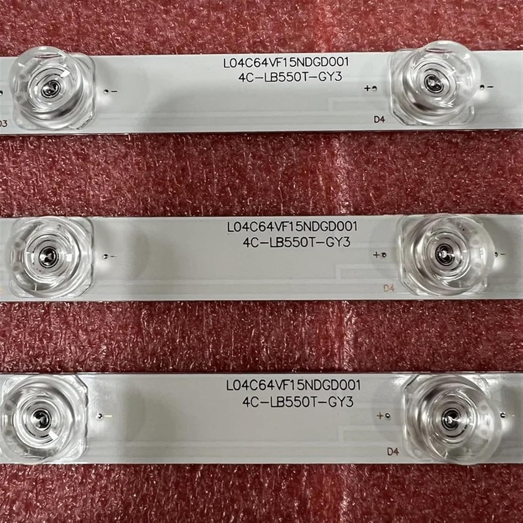 Kit 12pcs 7LED LED Strip Compatible with TV 55' 55D2400 CRH-SH553535120758GREV1.1 G 4C-LB550T-GY3 (Color : 60 PCS for 5 TV)