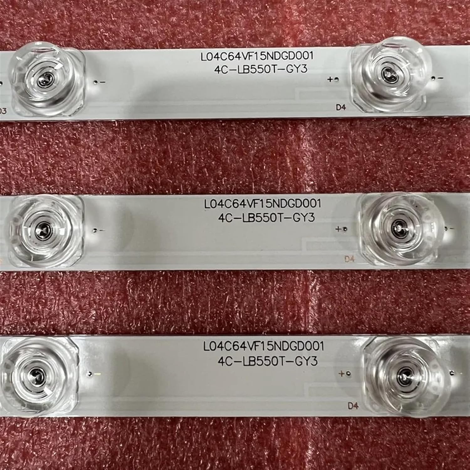 Kit 12pcs 7LED LED Strip Compatible with TV 55' 55D2400 CRH-SH553535120758GREV1.1 G 4C-LB550T-GY3 (Color : 60 PCS for 5 TV)