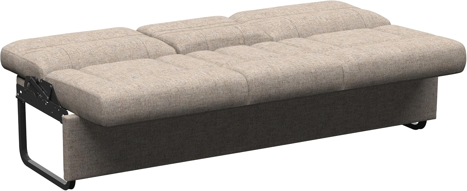 Thomas Payne Signature 72' Dellmead RV Jackknife Sleeper Sofa with Matching Kickboard, Easy Transition, High-Density Foam Cushioning, Fold-Down Center, Dual Cupholders - 2024044417
