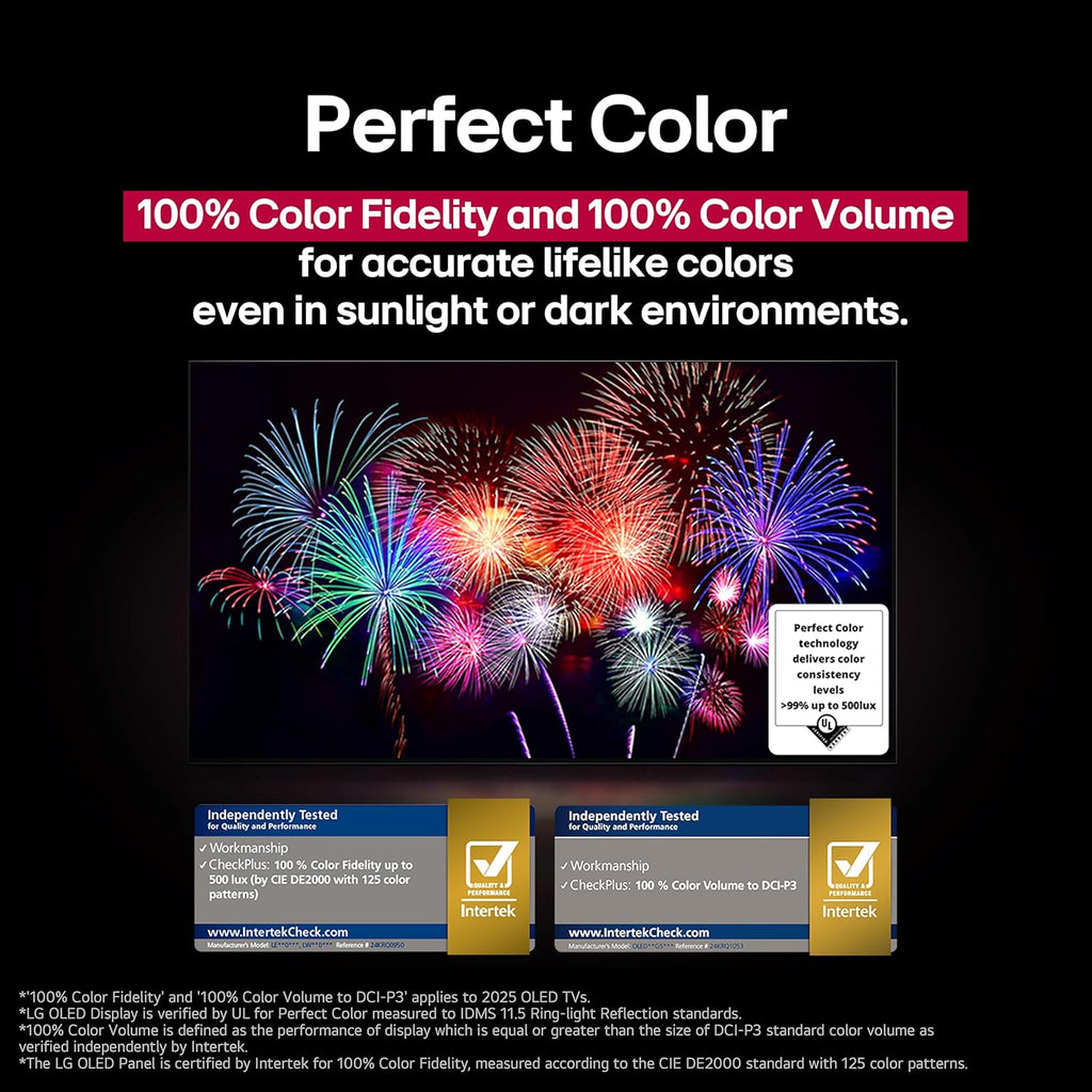 LG 83-Inch Class OLED evo AI 4K G5 Series Smart TV w/Dolby Atmos, Dolby Vision, HDR10, AI Super Upscaling 4K, Filmmaker Mode, Wow Orchestra, Alexa Built-in (OLED83G5WUA, 2025) (Renewed)