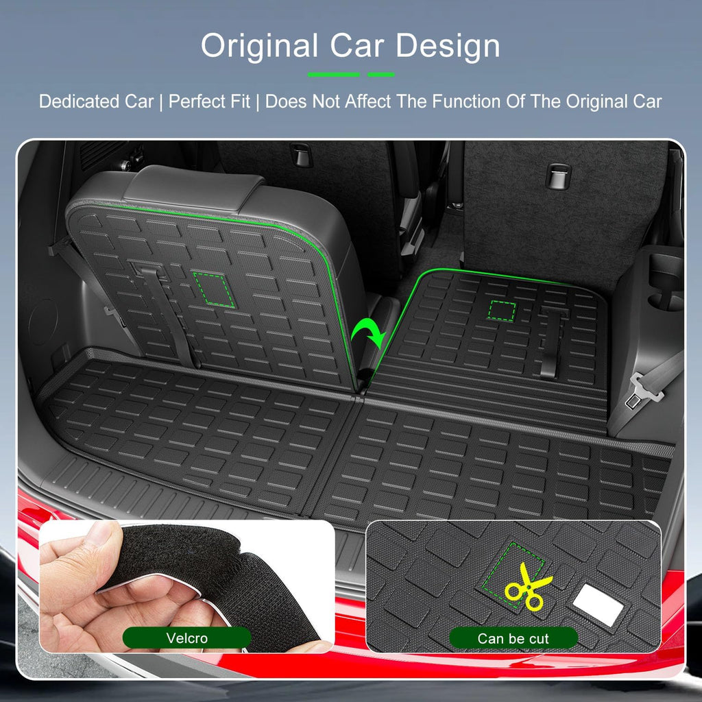xipoqix Fuel 6&7 Seats Floor Mats Cargo Mat Compatible with 2021-2026 Kia Sorento Not for Hybrid TPE Replacement for 2021-2026 Kia Sorento Accessories (Trunk Mat with Backrest Mat+Floor Mats)