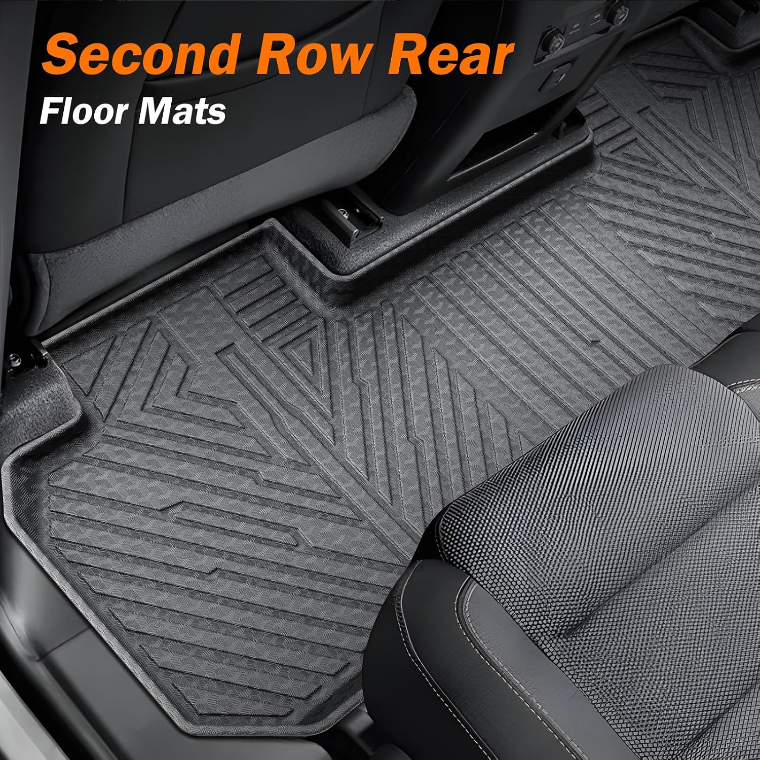KUST Floor Mats Bed Mat Set for 2023 2024 2025 2026 Chevy Colorado/GMC Canyon Crew Cab, 5FT Truck Bed Liner All Weather Protection TPE Rubber High Edge Heavy Duty