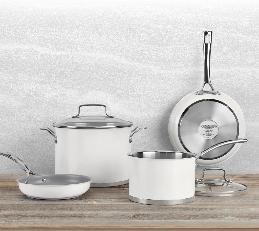 Cuisinart Matte White Stainless Steel 11 Piece Set