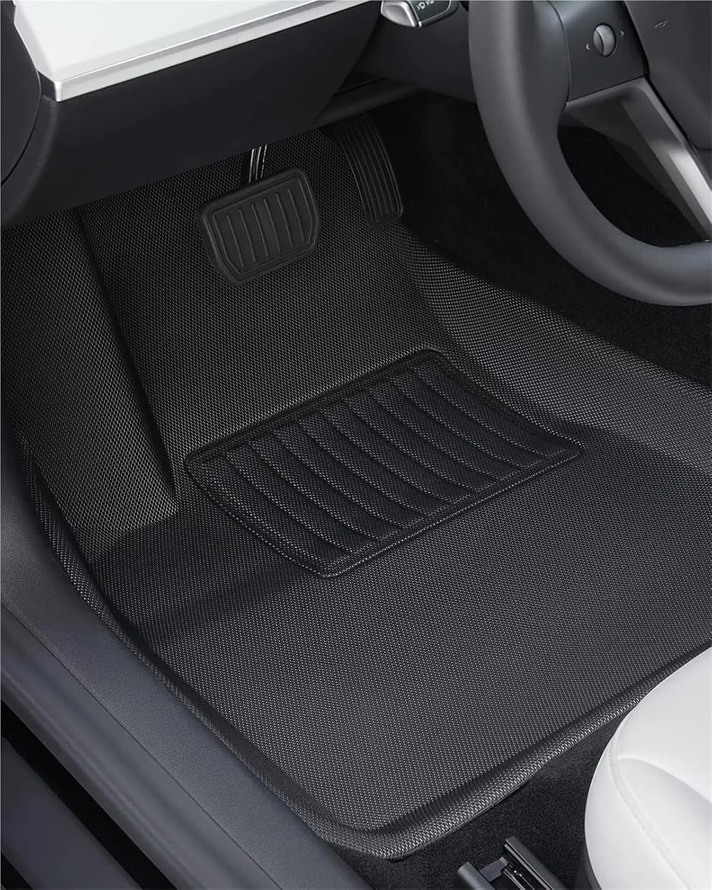 Compatible with Tesla Model 3 2024 XPE Floor Mats All Weather Floor Mats Front Rear Frunk Cargo Liner Set(4PCS LHD)