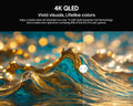 SYLVOX Outdoor TV with Soundbar & Cover, 65 inch 4K UHD QLED Smart TVs, Weatherproof, IP56 Waterproof, 1000 Nits Partial Sun, Support Google Assistant, Wide Viewing Angle (2026 Model)