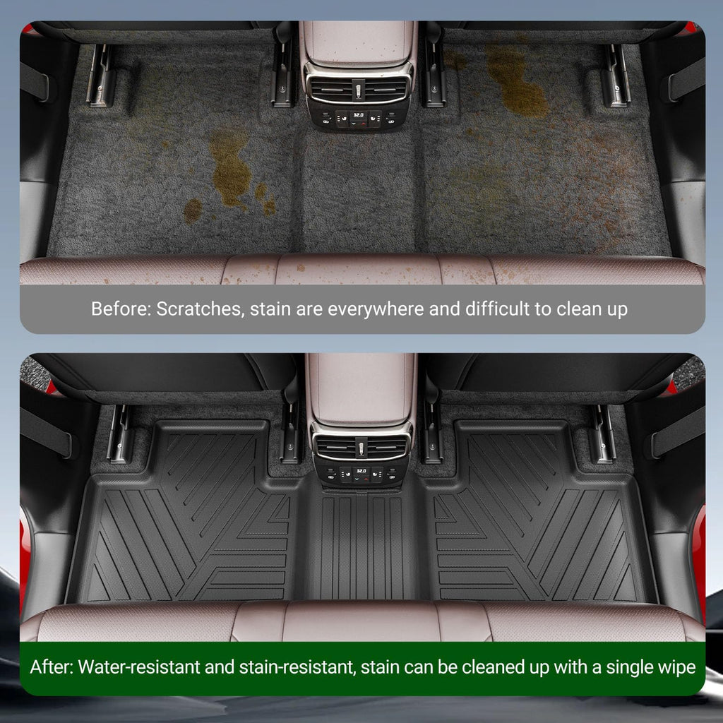 xipoqix Floor Mats Cargo Mat Backrest Mats Compatible with 2023-2026 Lexus RX350 RX350H RX500H TPE Replacement for 23-26 Lexus RX350 RX350H RX500H Accessories (Trunk Mat+Backrest Mats+Floor Mats)
