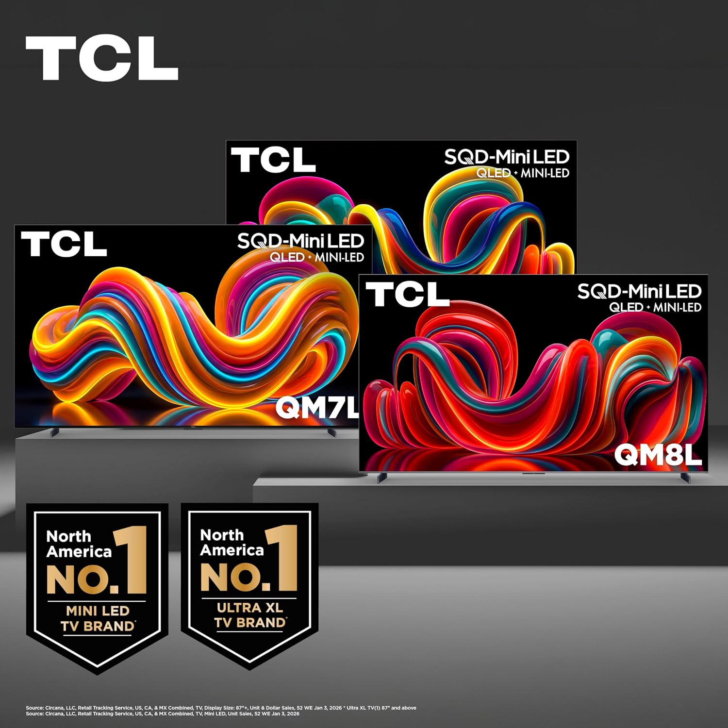 TCL 75 Inch Class X11L | SQD-Mini LED | 75X11L, 2026 Model | 144HZ Ultimate Brightness & Contrast Dolby Vision | Up to LD20K Precise Dimming | Gemini AI Smart Google TV | Dolby Atmos Bang & Olufsen