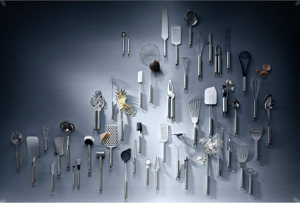 WMF Kitchen Tool Set 7-Piece Plus Cromargan Stainless Steel Silicone Partly Matt