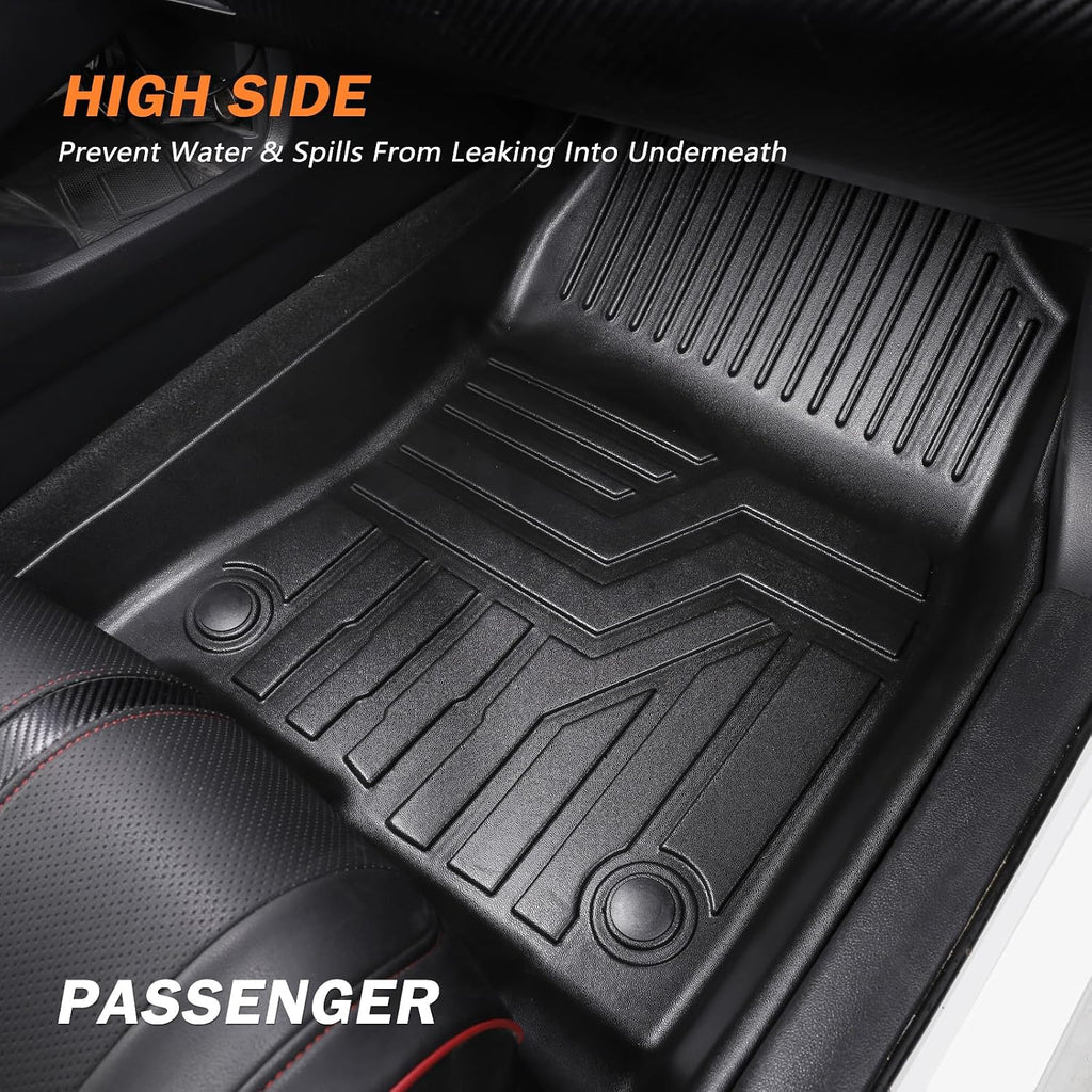 KUST Floor Mats Cargo Mat Set for Honda CR-V 2023-2025 2026 (Not for Hybrid), All Weather Cargo Trunk Liner Backrest Mat for CRV Accessories TPE Rubber Raised Edge (for Cargo in Lower Deck Position)
