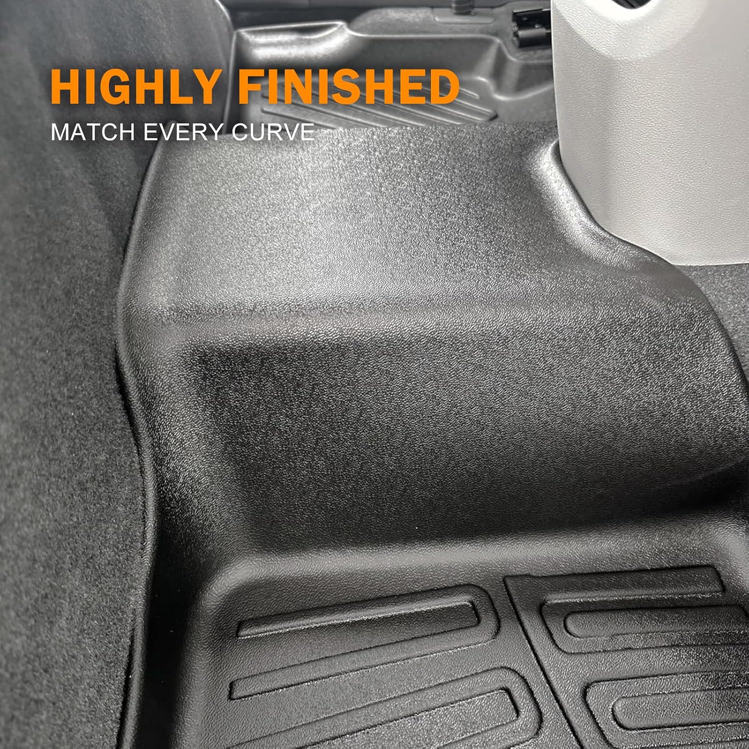 KUST Floor Mats Set for 2020-2026 Buick Encore GX Accessories (AWD Only), All Weather Floor Liners & Rear Trunk Mat & Backrest Mats, TPE Rubber, Raised Edge