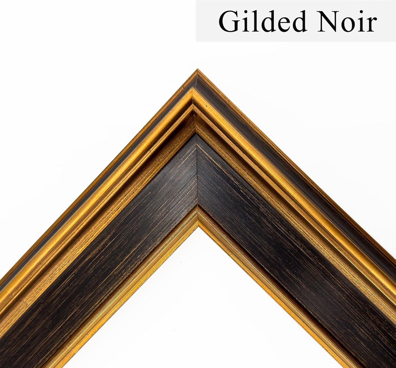 Black TV frame 43' (Gilded Noir, 43-LS03) - Compatible ONLY with Samsung The Frame TV and Pro TVs (Fits 2021-2026, LS03A, LS03B,LS03C,LS03D,LS03FA,LS03FW)