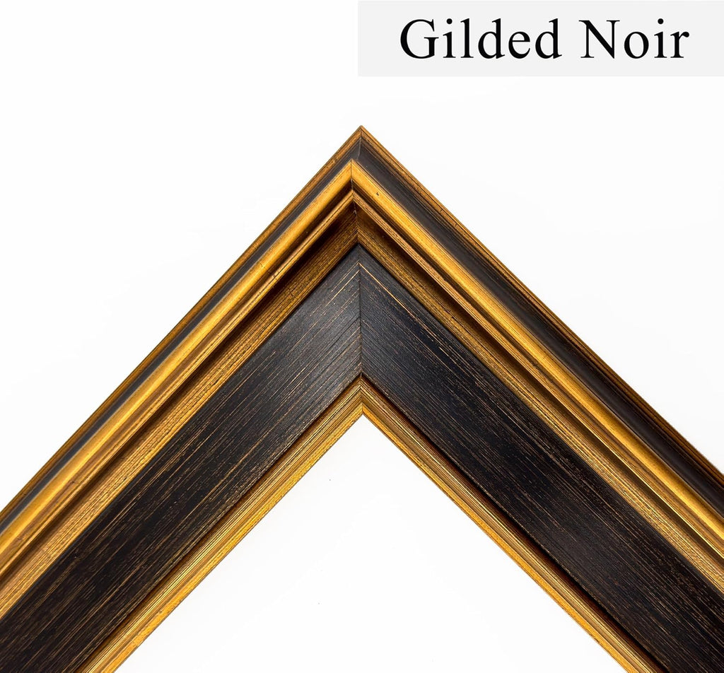 Black TV frame 50' (Gilded Noir, 50-LS03) - Compatible ONLY with Samsung The Frame TV and Pro TVs (Fits 2021-2026, LS03A, LS03B,LS03C,LS03D,LS03FA,LS03FW)