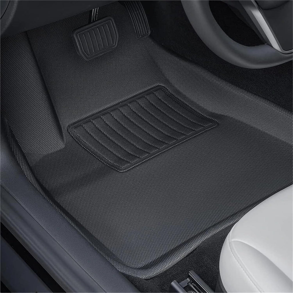 Compatible with Tesla Model 3 Highland 2024 XPE Floor Mats All Weather Trunk Floor Mat WP Non-Slip Cargo Liners Left Right Rubber(M3 Trunk Mat)