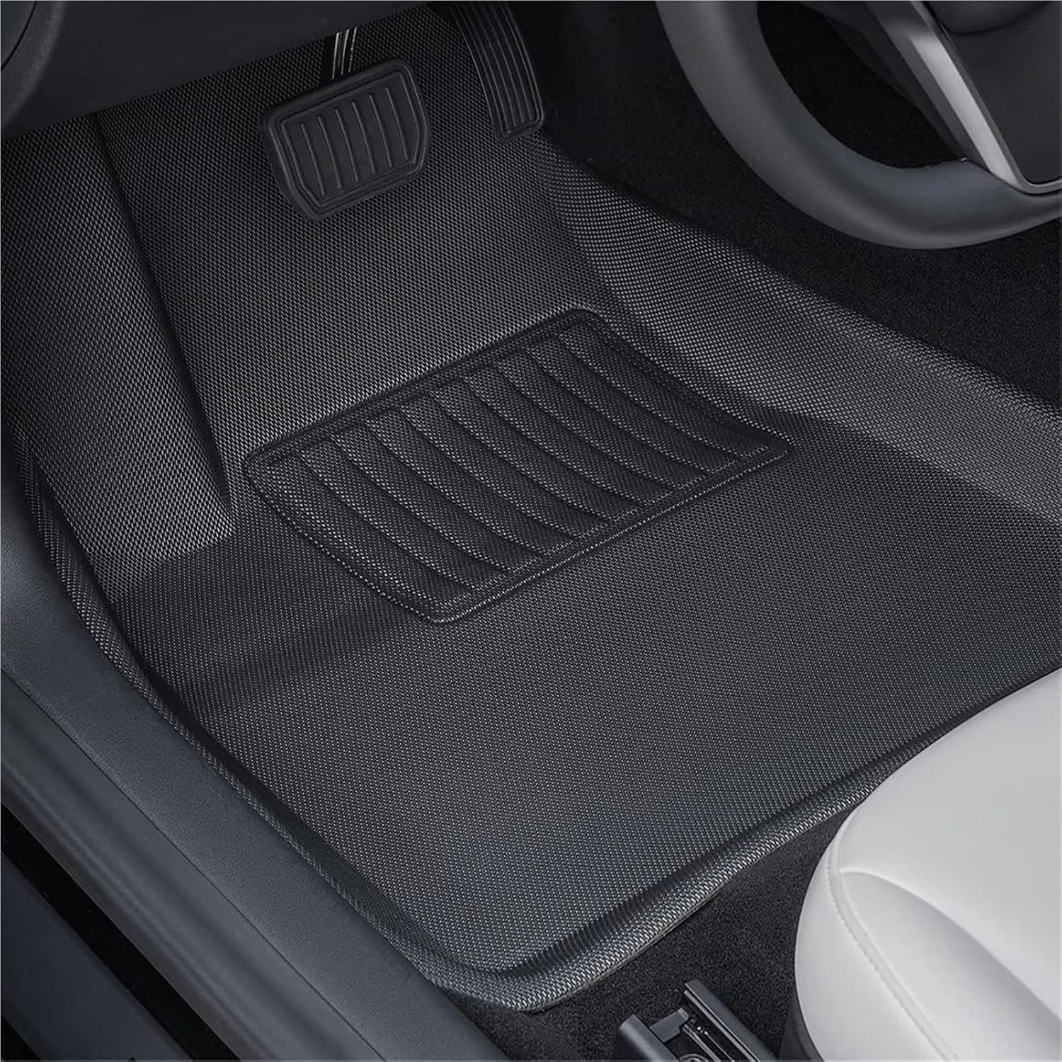 Compatible with Tesla Model 3 Highland 2024 XPE Floor Mats All Weather Trunk Floor Mat WP Non-Slip Cargo Liners Left Right Rubber(M3 Trunk Mat)