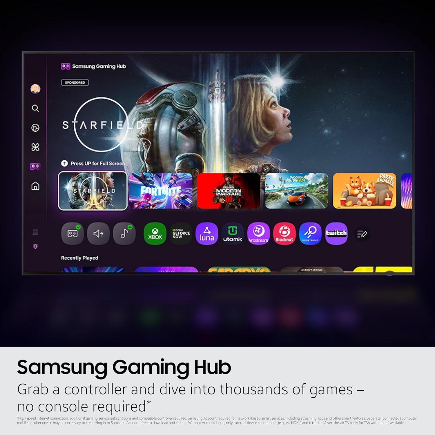 Samsung QN100QN80FFXZA 100 Inch Neo QLED QN80F Series Supreme UHD 4K TV with 5 Year Amber Protection Plan (2025)