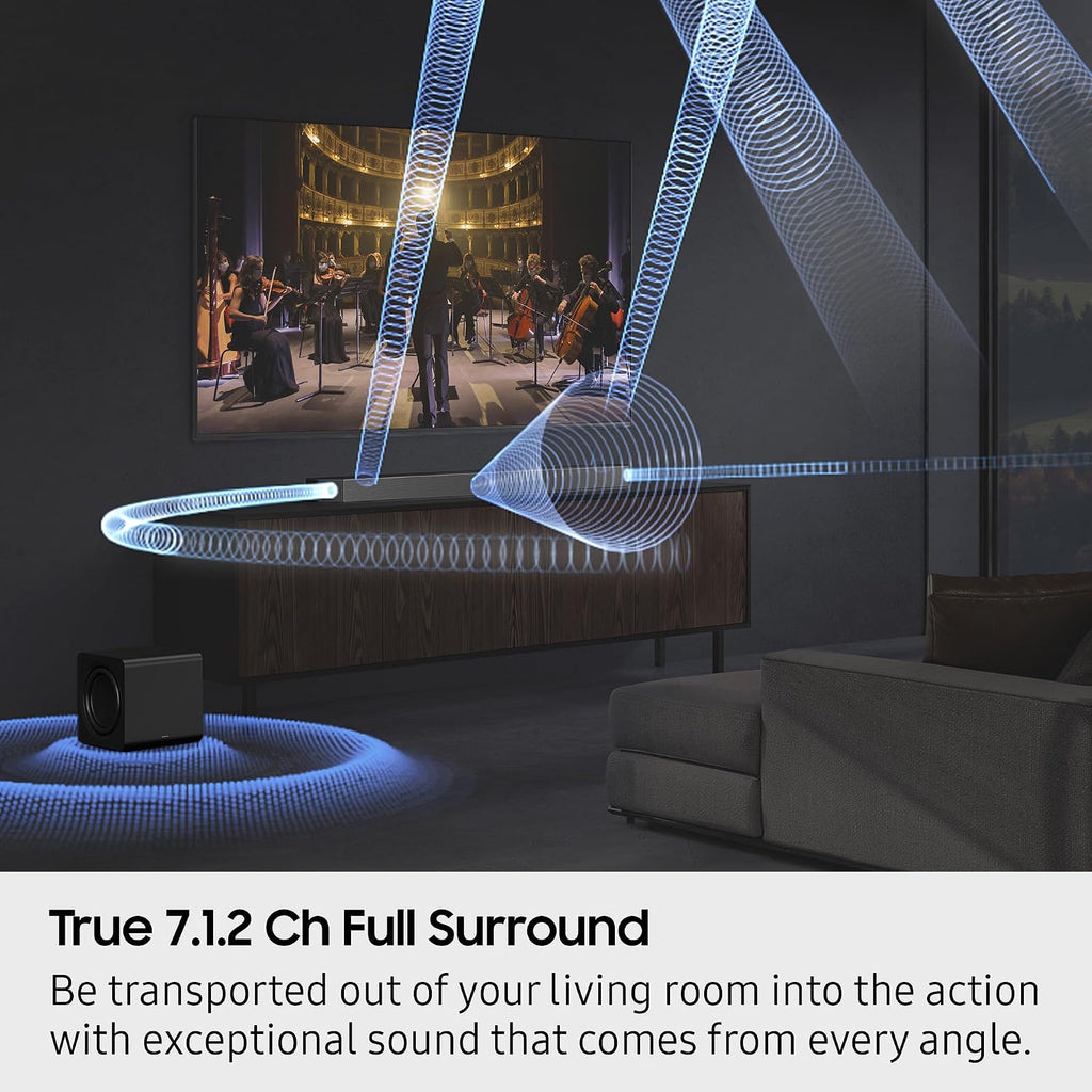 Samsung QN65LS03FWFXZA 65 Inch The Frame Wireless 4K Neo QLED TV with a HW-Q900F Q Series Soundbar 7.1.2 Ch Subwoofer (2025)