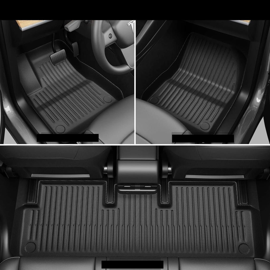 Compatible with Tesla Model 3 2024 Highland Floor Mats Cargo Liner WP Trunk Mat TPE Pads Model 3 2024 Highland Accessories(1PC Trunk Mat,Right Hand Drive)
