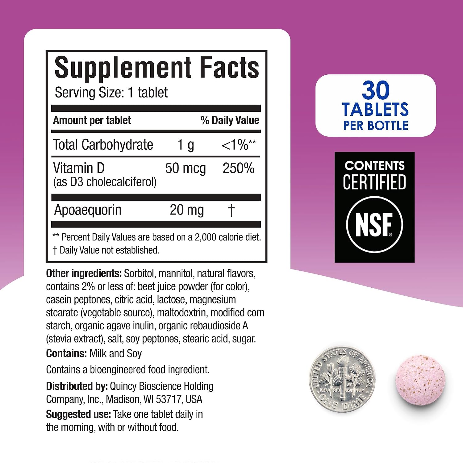 Prevagen Extra Strength Mixed Berry Chewables - 60 Tablets (2 Month Supply) | Formulated for Your Brain | 20mg of Apoaequorin Plus Vitamin D3 with 7-Day Pill Minder