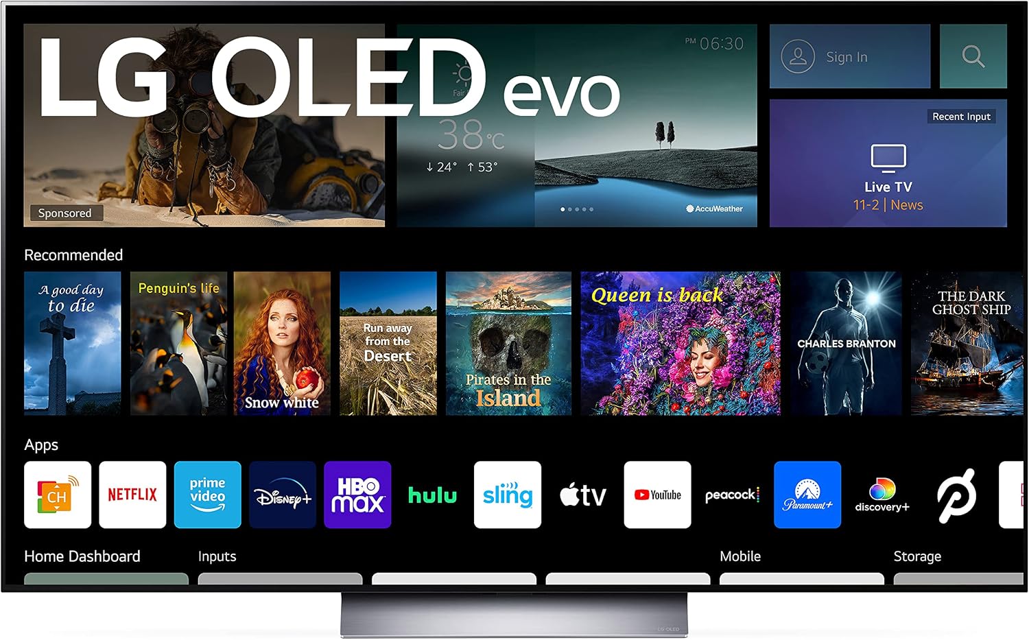 LG 55-Inch Class OLED evo C2 Series Alexa built-in 4K Smart TV, 120Hz Refresh Rate, AI-Powered 4K, Dolby Vision IQ and Atmos, WiSA Ready, Cloud Gaming (OLED55C2PUA, 2022) (Renewed)