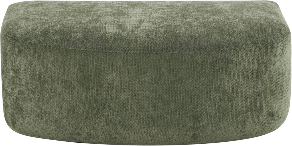 Christopher Knight Home Midel 111' Modular L-Shape Sofa Couch with Chaise Lounge, Modern Boneless Sofa for Living Room, Fabric Upholstered Cloud Couch with Deep Seat, Olive Green