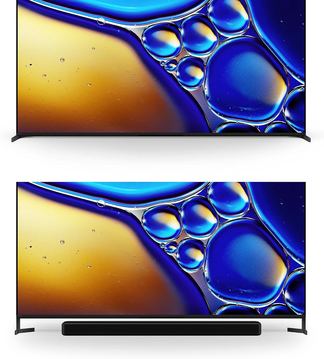 SONY K55XR80M2 55 Inch Bravia 8 QD-OLED 4K HDR Google TV with a Kanto R400 Recessed in-Wall Full Motion Articulating Mount (2025)