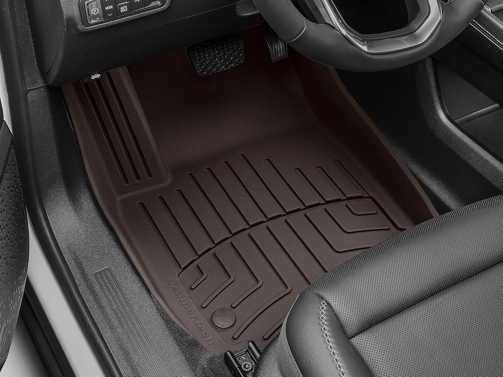 WeatherTech FloorLiner HP Custom Fit Floor Mats for Chevrolet Equinox, Terrain 1st Row (4718851IM), Cocoa
