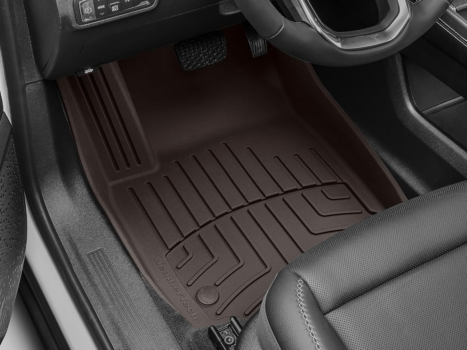 WeatherTech FloorLiner HP Custom Fit Floor Mats for Chevrolet Equinox, Terrain 1st Row (4718851IM), Cocoa