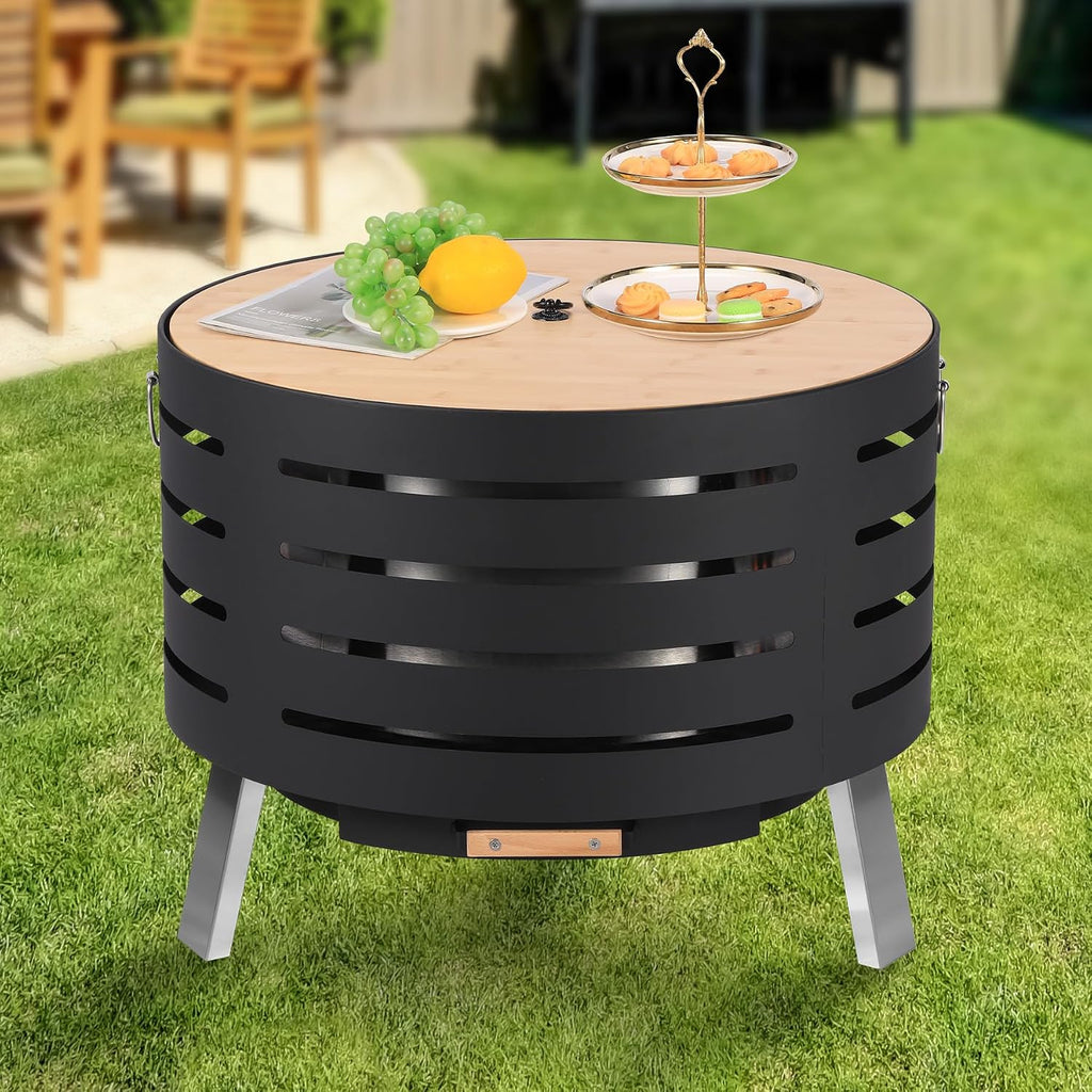 GarveeLife Smokeless Fire Pit Outdoor