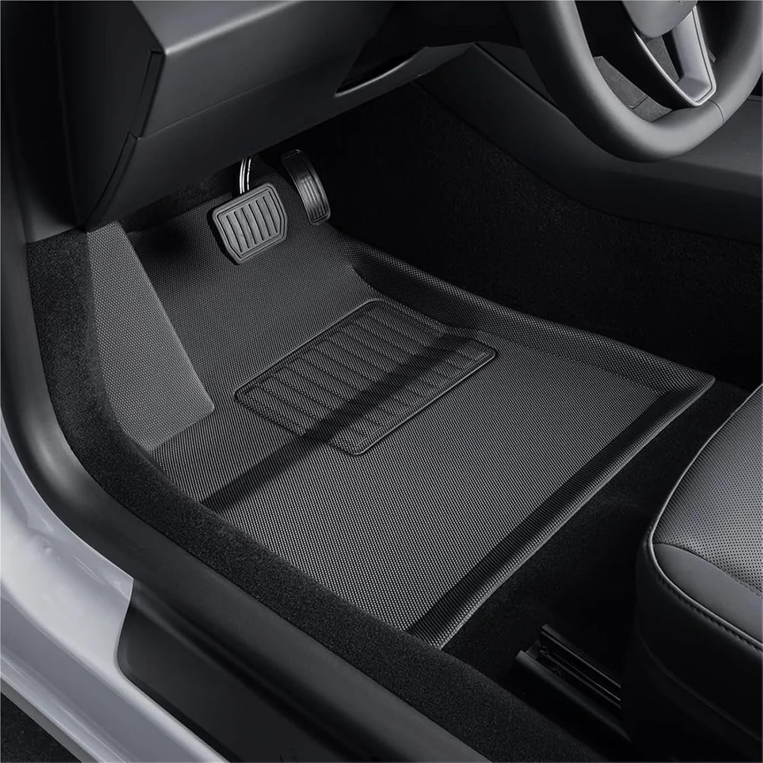 for Tesla Model 3 Highland 2024 XPE Floor Mats，LHD RHD All Weather Anti-Slip Waterproof Trunk Mat Cargo Liners Accessories(2024 LHD 4PCS)
