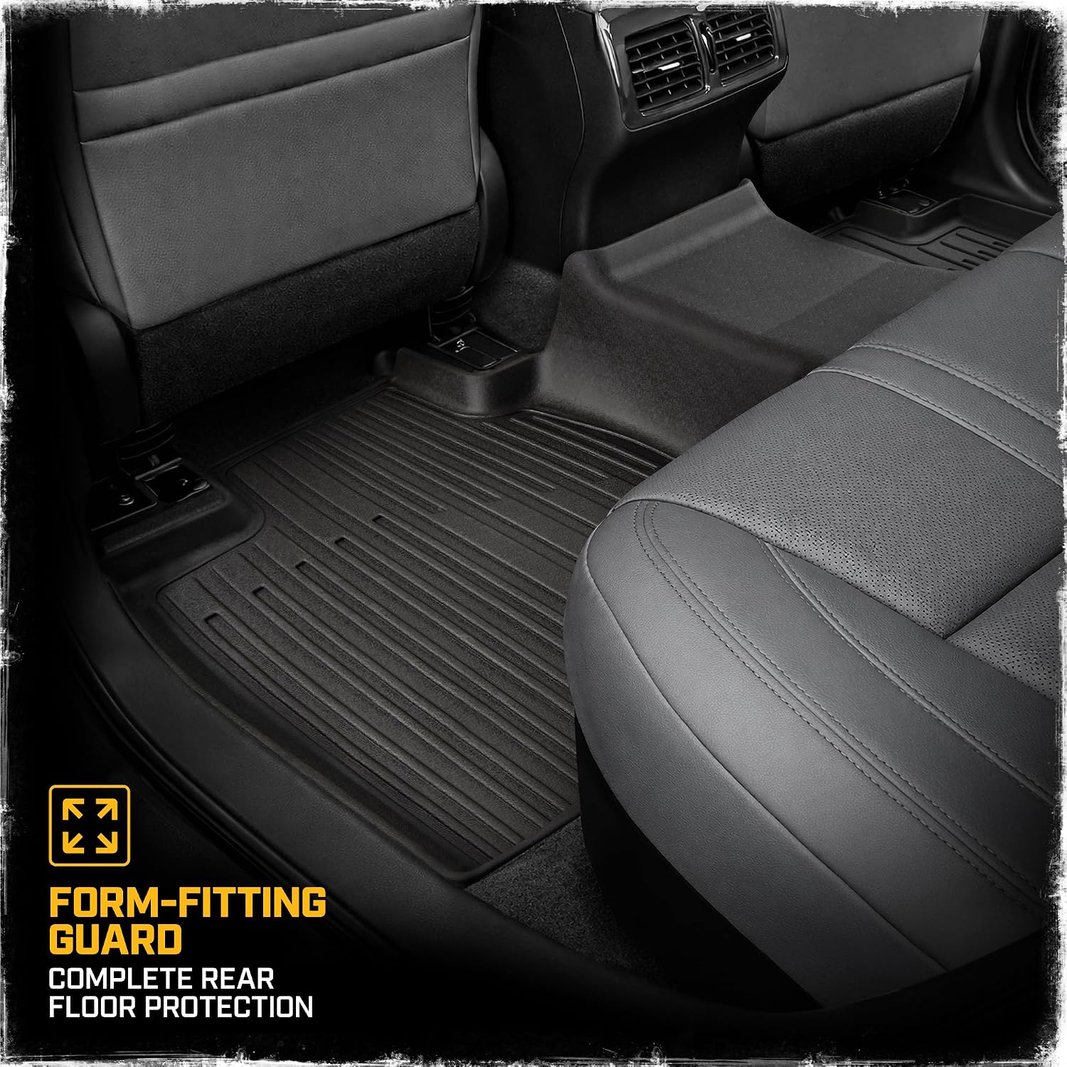 CAT® JustFit™ 3D Custom Fit Floor Mats for Toyota Camry 2018 2019 2020 2021 2022 2023 2024, Heavy Duty All Weather Floor Liners Laser Measured, Toyota Camry Accessories
