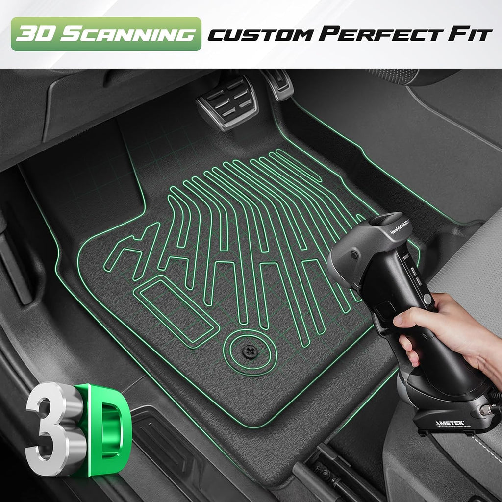 Cartist Floor Mats for Toyota Highlander 7 Seats (Not for Hybrid Models) 2014-2019, All Weather Cargo Liner for Highlander Accessories, Heavy Duty TPE Cargo Mats, Car Accessories