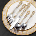 10-piece exquisite cutlery set,service for 2 people,18/10 stainless steel flatware sets, utensils tableware set for eating,dishwashe safe