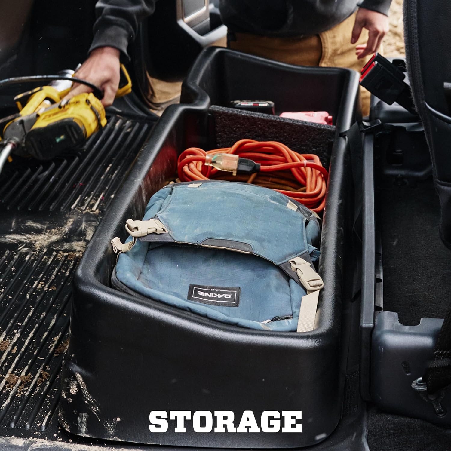 Husky Liners GearBox Under Seat Storage System for 2019-2026 Chevrolet Silverado 1500 & GMC Sierra 1500, 2020-2021 Silverado 2500HD, 3500HD & 2020-2026 Sierra 2500HD, 3500HD (CREW CAB ONLY)