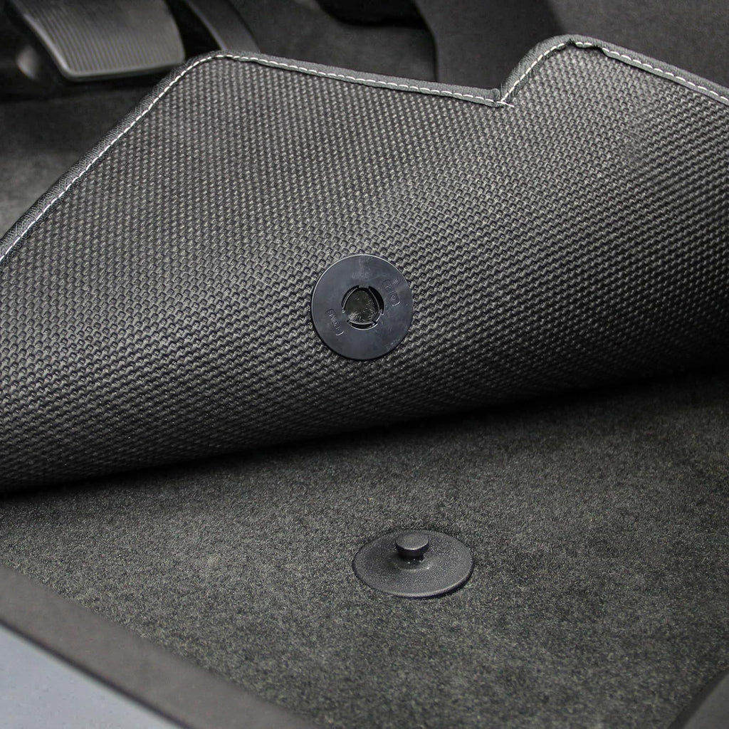 Lloyd Mats Floor Mats for Chevrolet Equinox 2025-2026 | 3PC Set (2PC Front + 1PC Middle) | Charcoal | Non-Slip Backing | (Excludes EV)