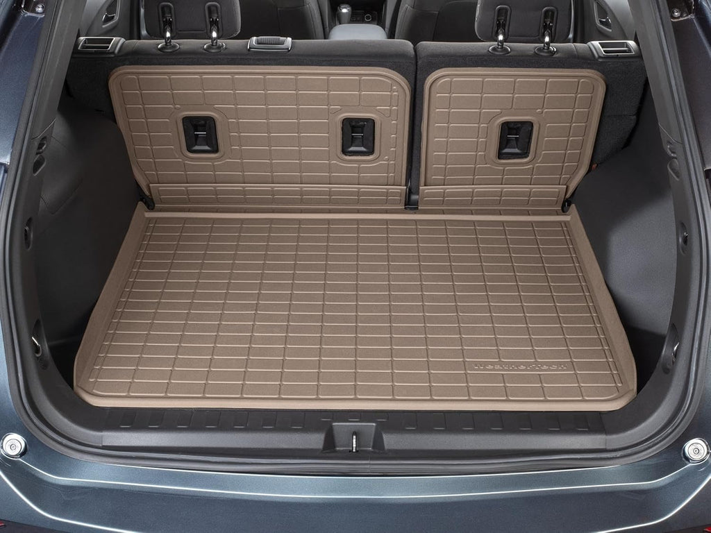 WeatherTech SeatBack Cargo Liner HP for Chevrolet Equinox, Terrain Behind 2nd Row w/Bumper Protector (401856IMSK), Black